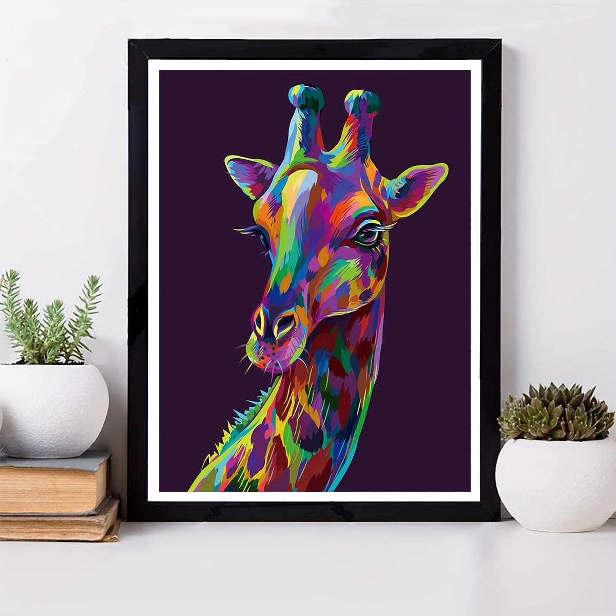 Decoration Adult Diamond Art Diy Gift Gem Art Giraffe Diamond Painting Home  Decoration Gift No Frame - Temu