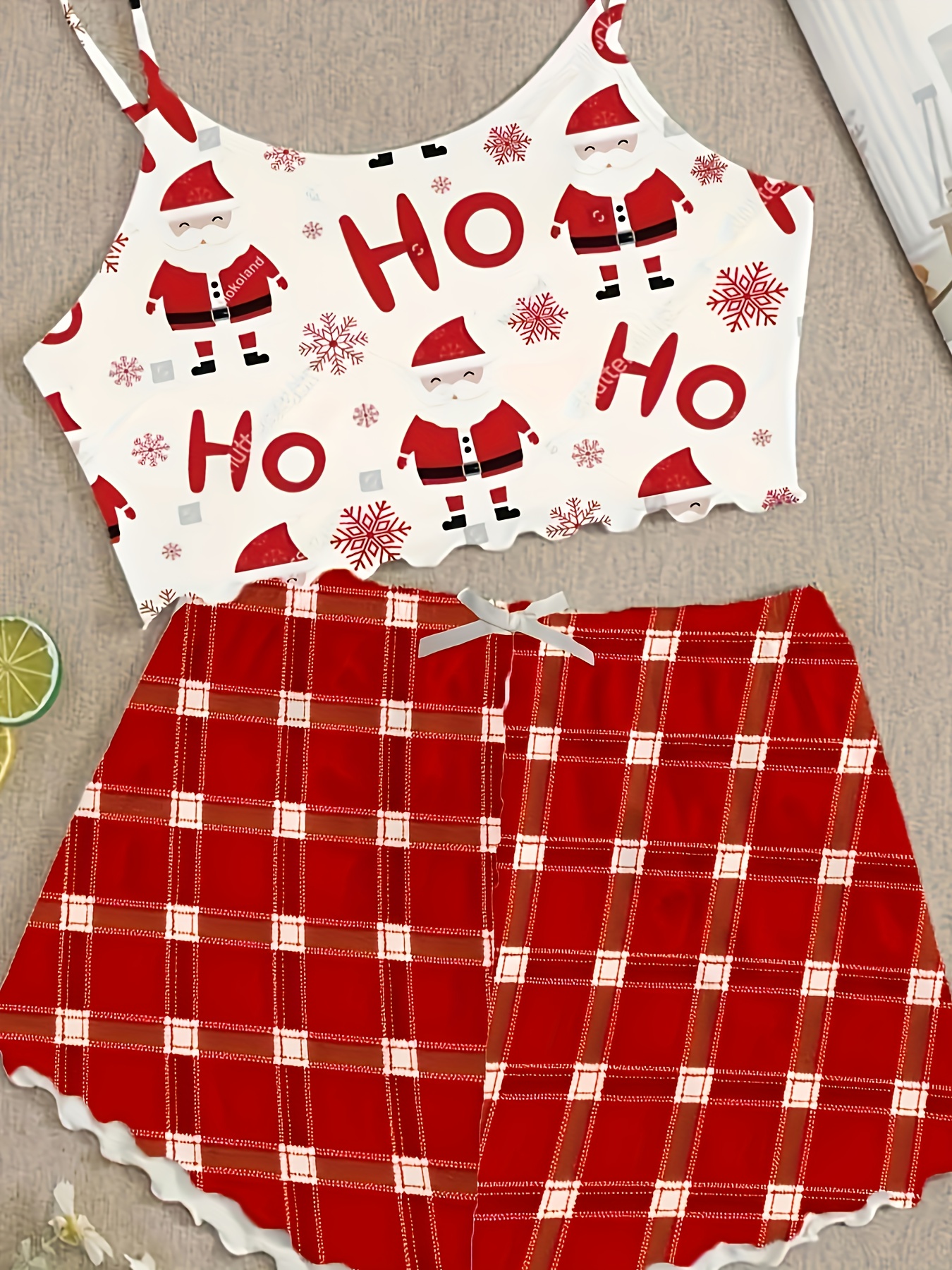 Cute christmas best sale pajama shorts