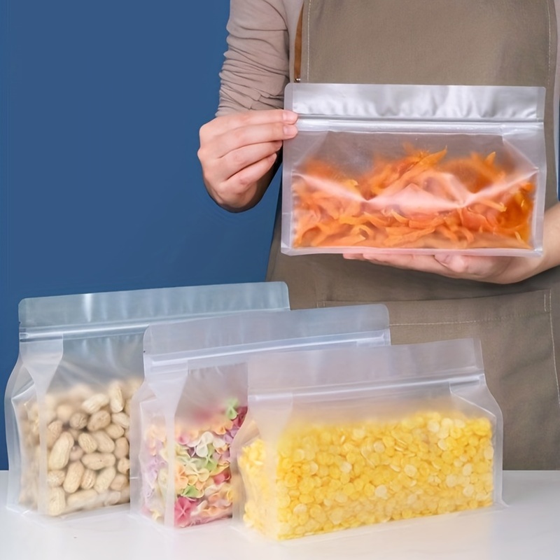 Resealable Ziplock Bags Stand Up Pouch Clear Transparent - Temu