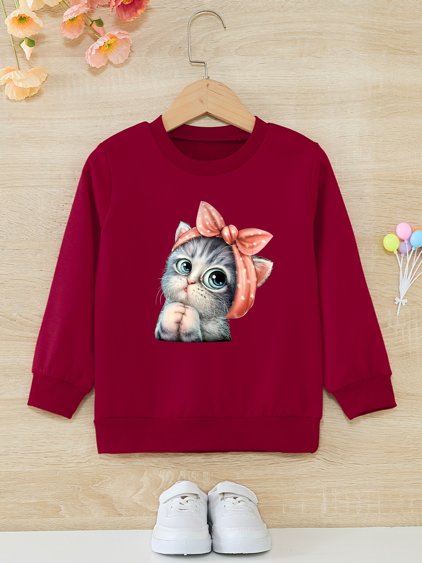 Kids cat clearance sweater