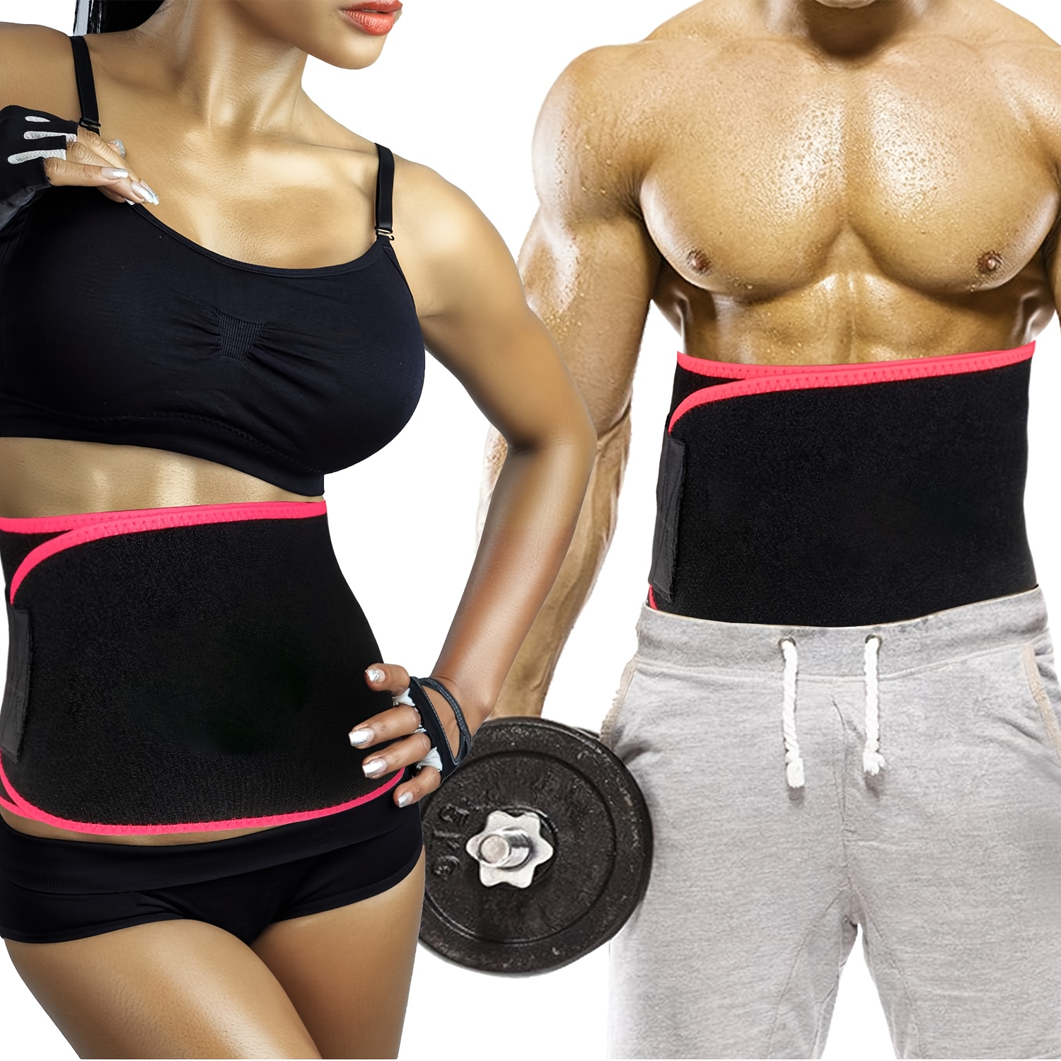 Sports Body Shaping Sweat Belt Waist Trainer Sweat Belt - Temu