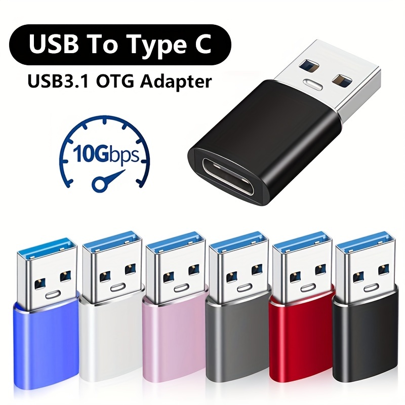 BASESAILOR Adaptateur USB C Mâle vers USB 3.0 Femelle 2-Pack,Convertisseur  Thunderbolt 3 Type C OTG pour MacBook Pro,iPhone 15 Max,iPad 10 Air 4