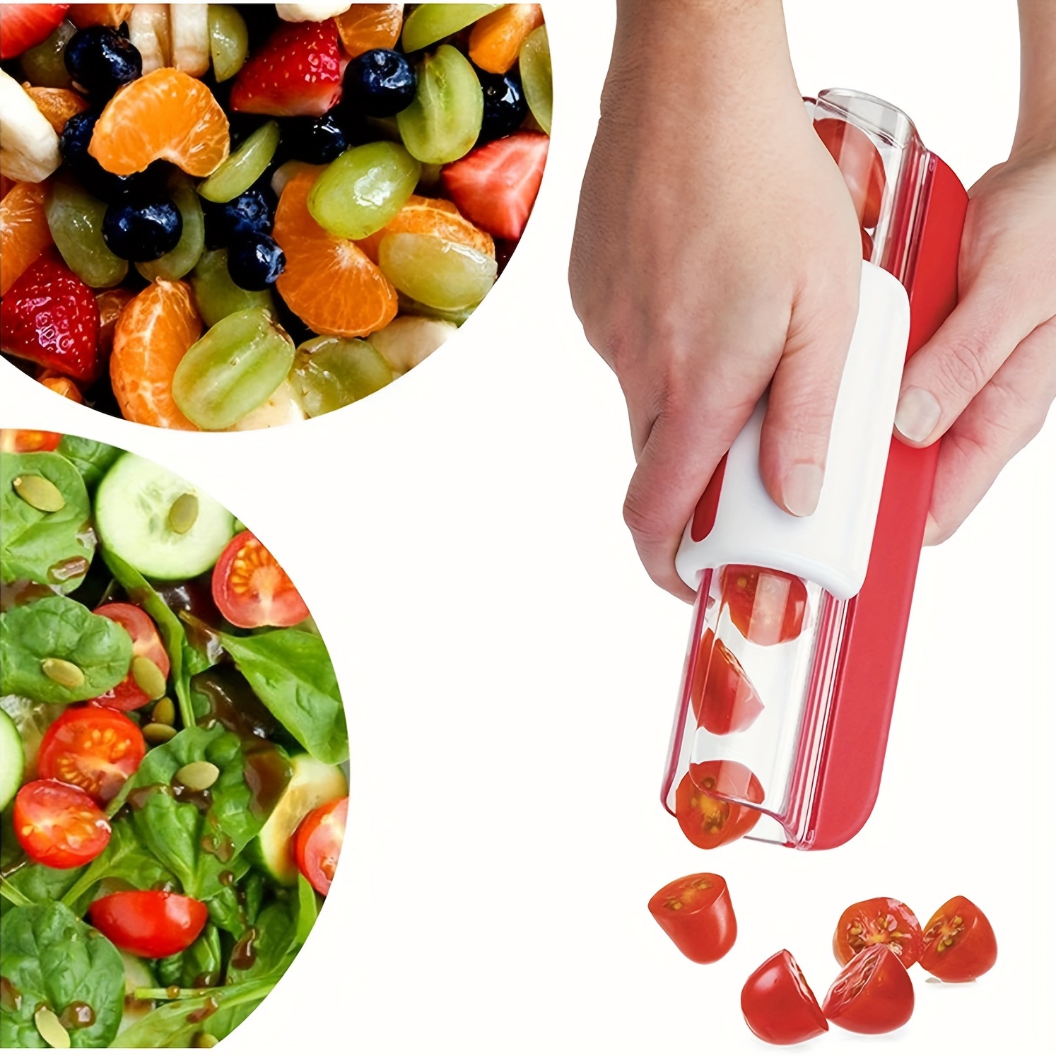 Tomato Slicer Grape Slicer Multifunctional Grape Cutter - Temu