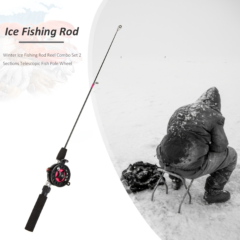 High quality Telescoping Ice Fishing Rod Reel Complete - Temu United Arab  Emirates