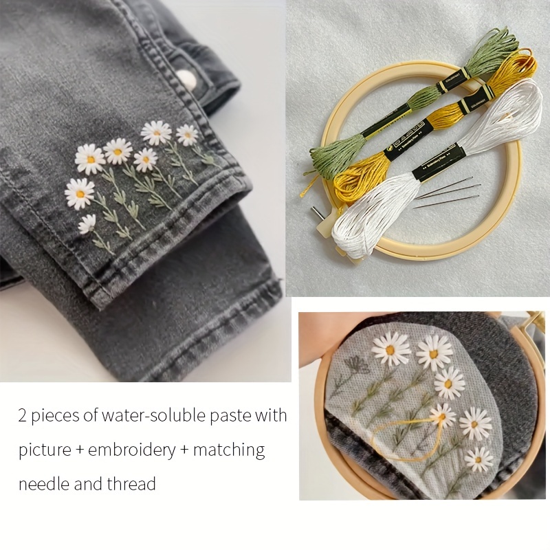 Hand Embroidery Diy Material Package A5a6 Hand Account Book - Temu