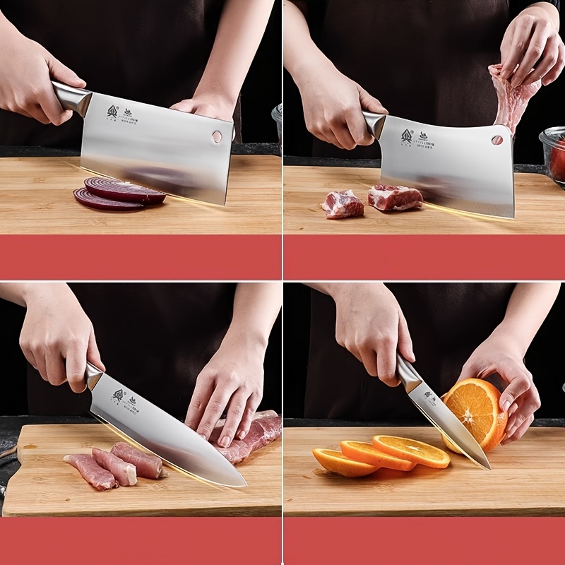 Cuchillo Cortar Carne Cubiertos Tenedor Carne Afilados Juego - Temu