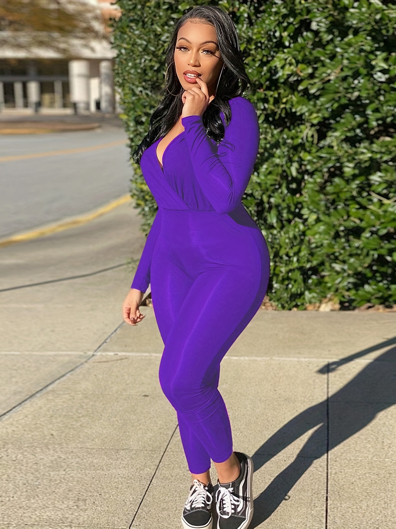 Amazon.com: Womens Square Neck Tank Top Bodycon Stretch Shorts Jumpsuit  Rompers Sexy Wide Leg Rompers and Jumpsuits for (Purple, XL) : Clothing,  Shoes & Jewelry