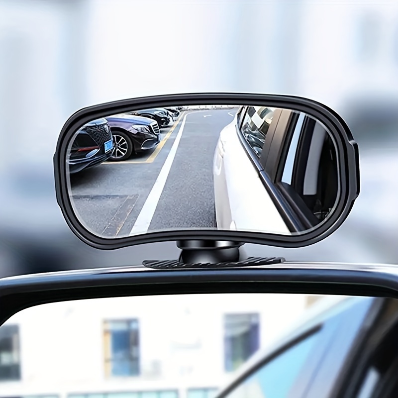2 pièces rétroviseur de voiture haute définition sans bordure petit miroir  rond verre 360 degrés réglable angle mort miroir inversant grand angle  miroir - Temu France