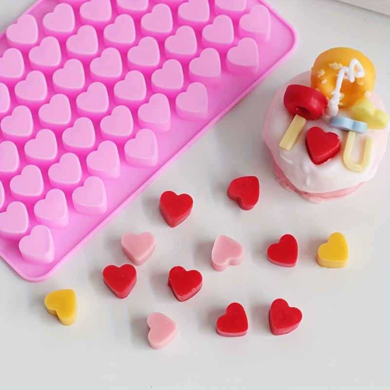 Heart Shape Silicone Molds Non-stick Chocolate Candy Molds