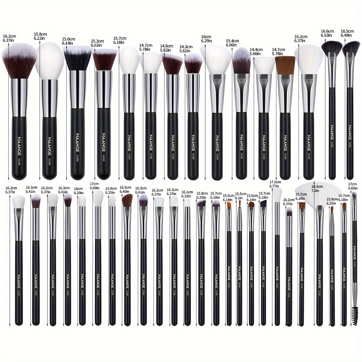 Make Up Brushes,professional Makeup Brush Set Synthetic Kabuki