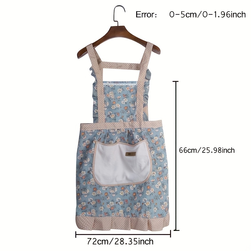 Kitchen Apron Household Kitchen Home And Abroad Pure Cotton - Temu