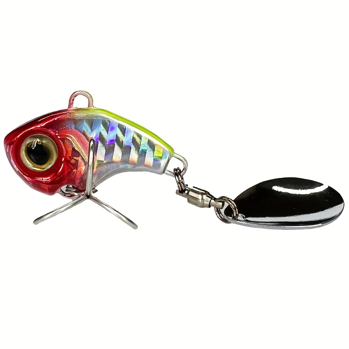  1PCS Rotating Metal VIB Vibration Bait Spinner Spoon Fishing  Lures 9g 13g 16g 22g Jigs Trout Winter Fishing Hard Baits (Color : C 3,  Size : 35mm 22g) : Sports & Outdoors