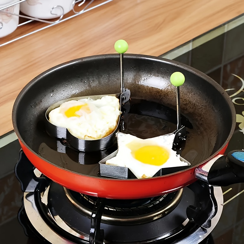 Egg Mold Egg Ring Molds Fried Egg Mold Diy Fried Egg - Temu