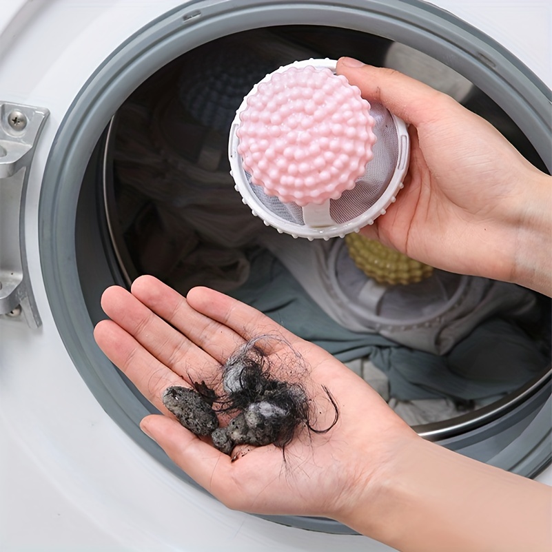 2-4pcs Reusable Washing Machine Hair Remover Pet Fur Lint Catcher Filtering  Ball
