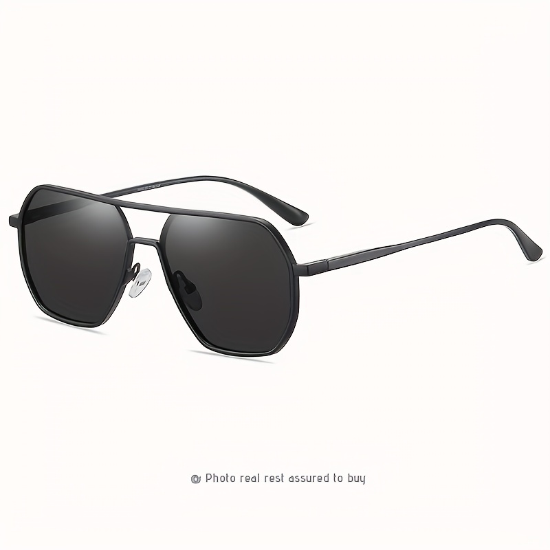 Aviator Sunglasses for Men Polarized Rectangle Designer Trendy for Driving  Fishing Outdoor Sports