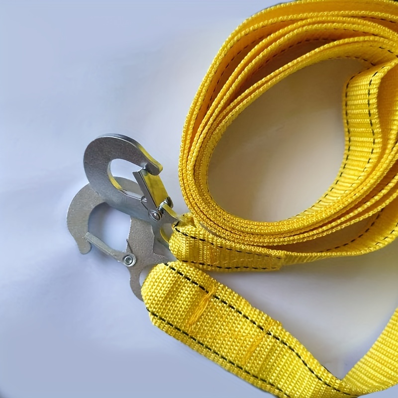 11 Inch Car Tow Rope - 118'' 3 Ton Trailer Belt - Thickened & Reinforced