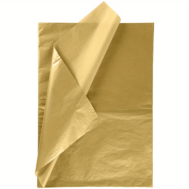 Papel de seda dorado para bolsas de regalo y fiesta de cumpleaños (60  hojas, 20 x 26 pulgadas)