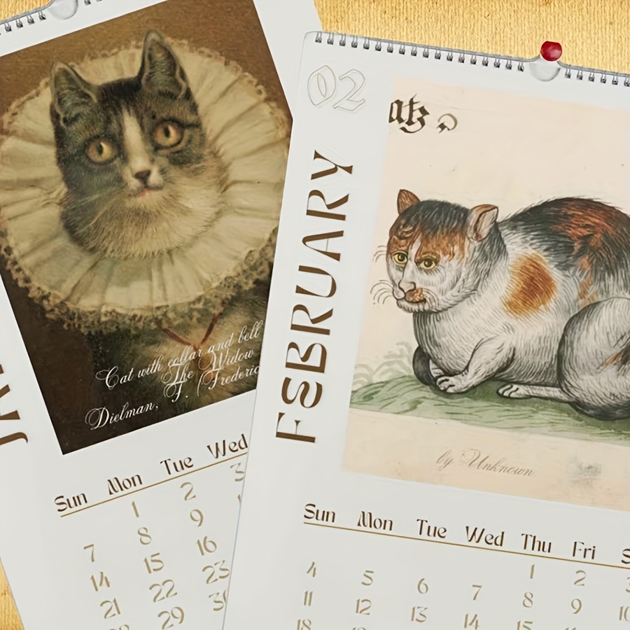 2024 Pissed-Off Cats Calendar,Funny Sassy Holiday Gift For Cat lovers,For  Office