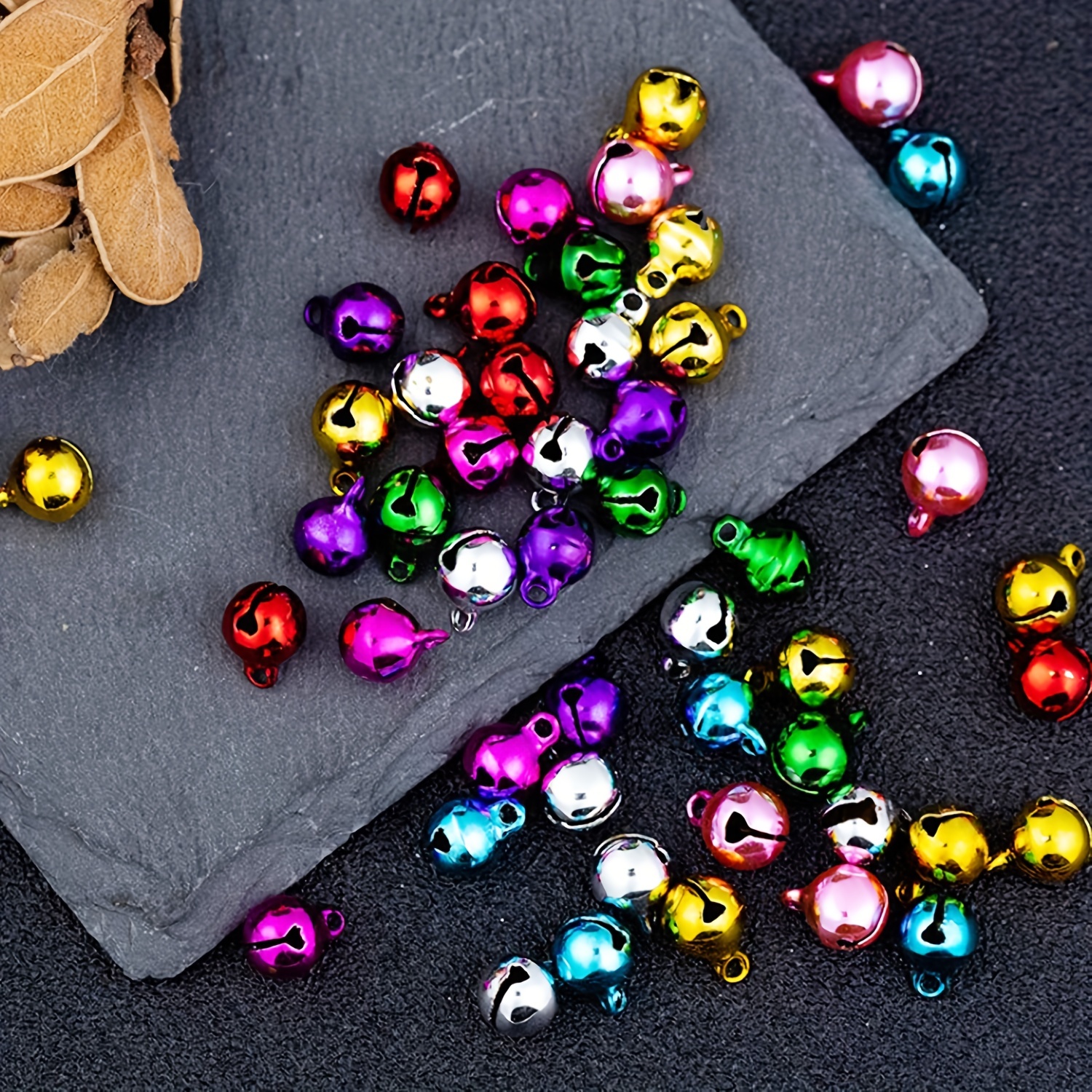 Multicolored Jingle Bells Christmas Metal Bells Craft For - Temu