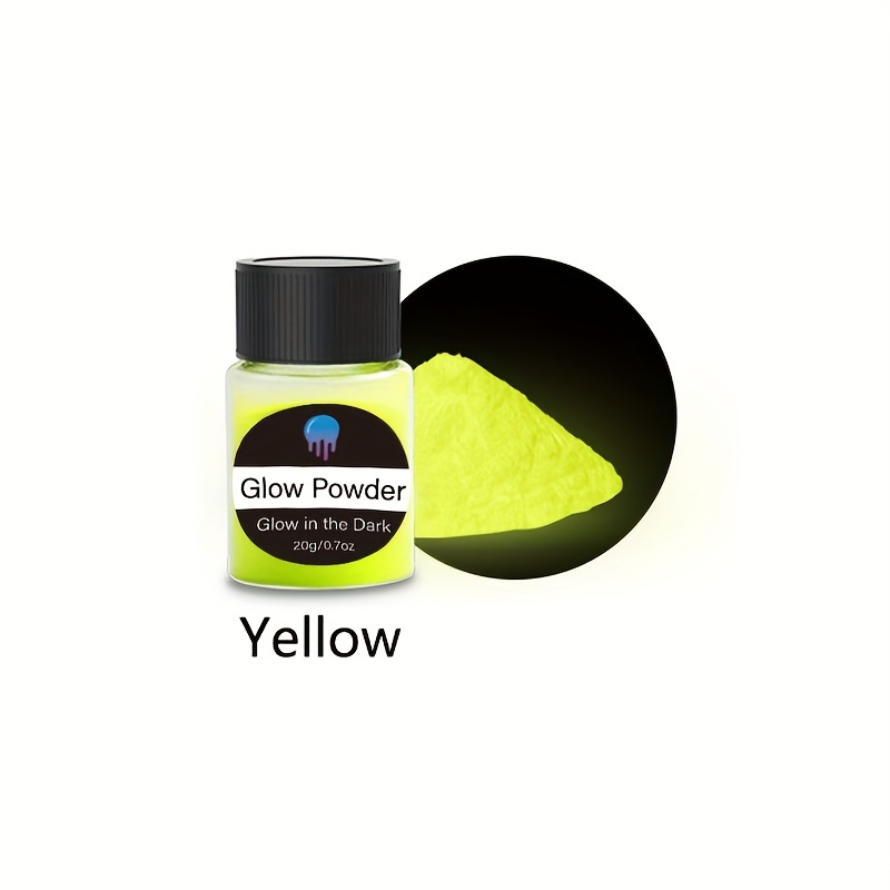 Yellow Glow in The Dark Powder