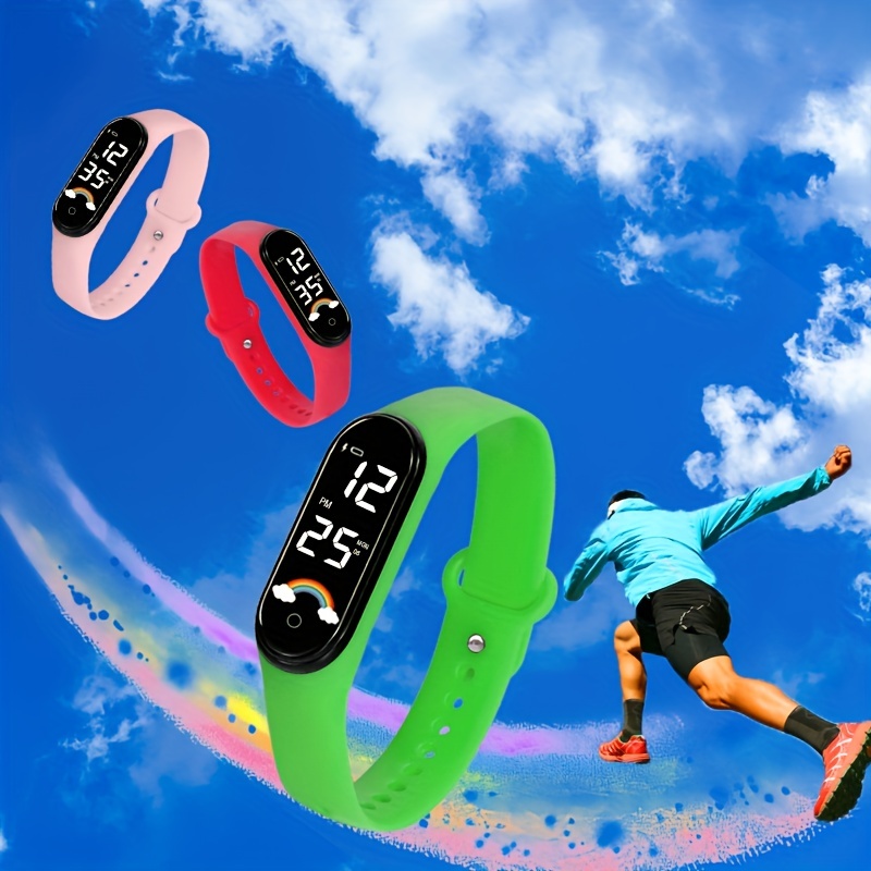 Fashion Durable Led Touch Screen Digital Sports Watch Temu