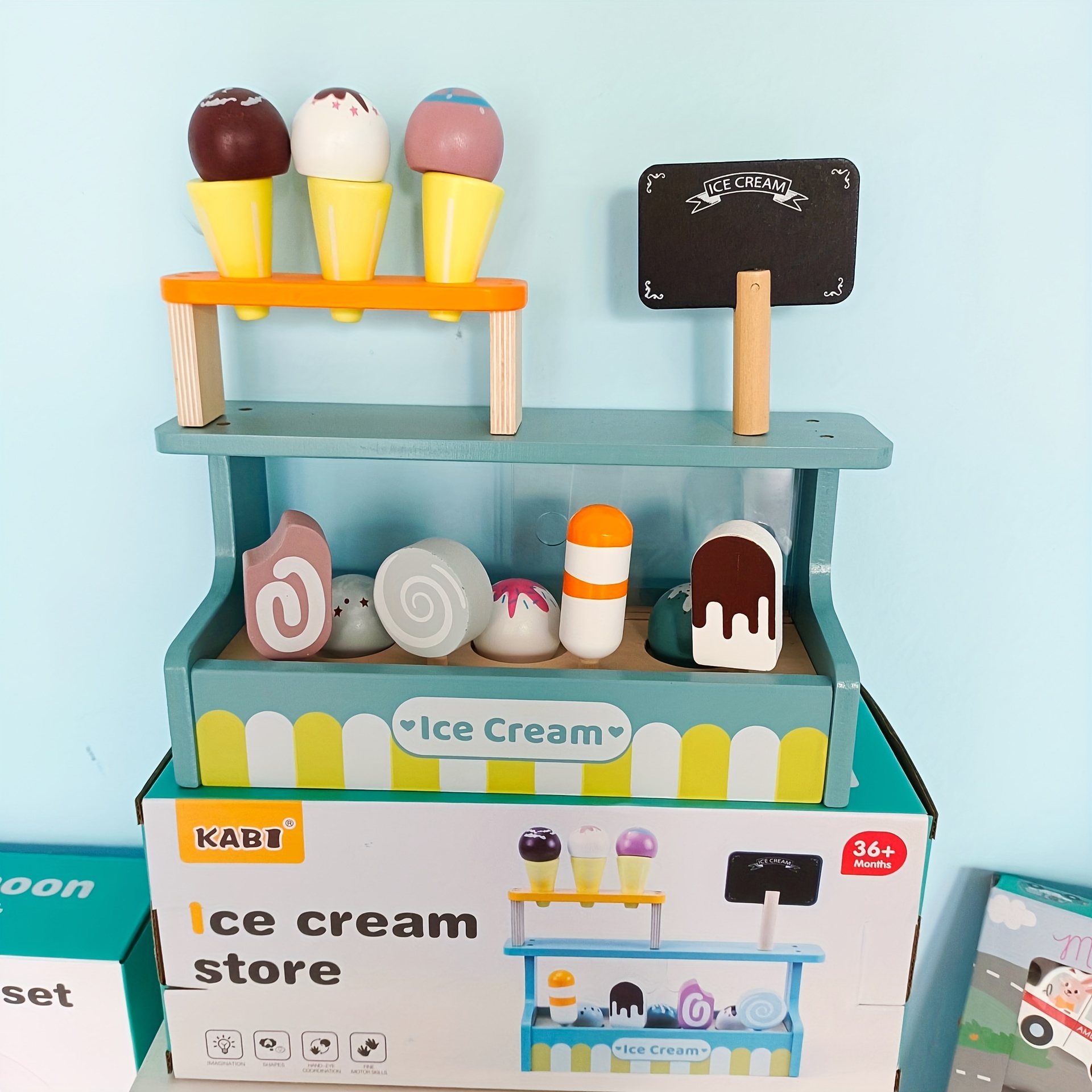 New Children's Play House Toy Simulation Ice Cream Machine - Temu