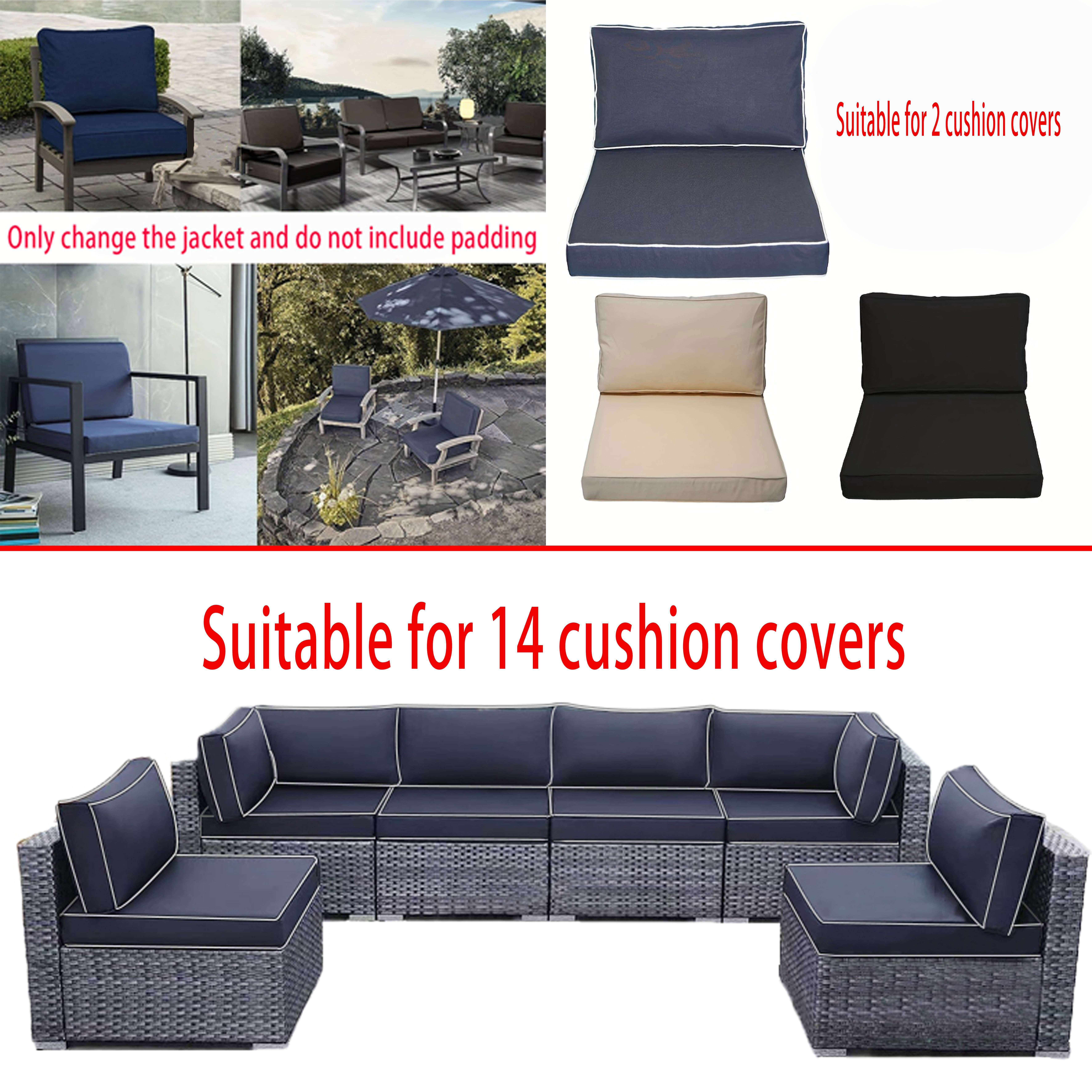 Funda para muebles de patio para sillas de exterior (juego de 2), fundas  impermeables para sillas de exterior, funda resistente para sillas de patio