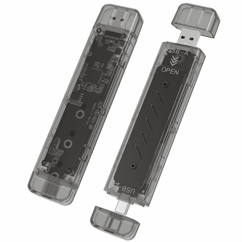 Ugreen M2 boîtier SSD boîtier NVME M.2 à USB Type C 3.1 adaptateur SSD pour  NVME PCIE NGFF SATA M/B clé disque SSD boîtier M.2 boîtier SSD | ✓