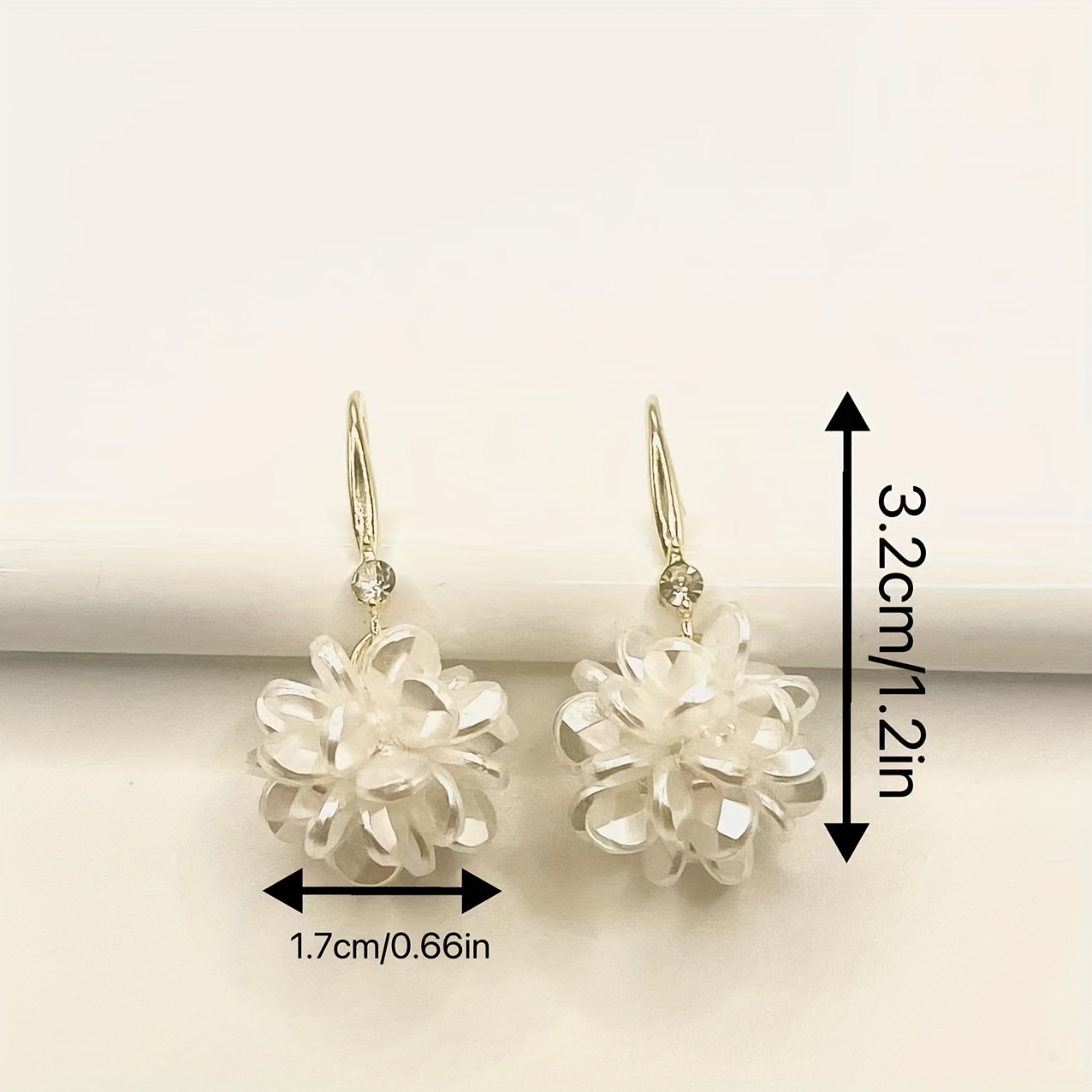  Fashion Earrings Flower Earrings for Women Sweet Light