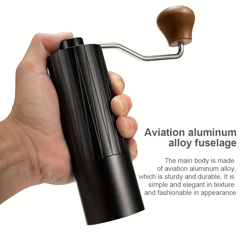 Coffee Grinder Manual Portable  Aluminum Alloy Coffee Grinder