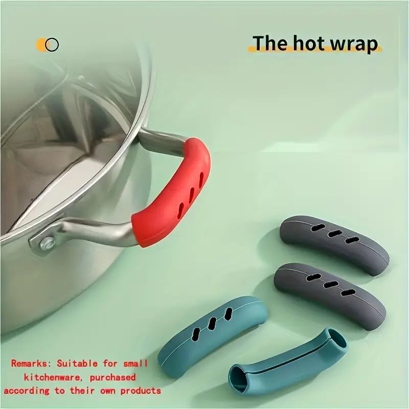 Silicone Hand Clips, Heat-insulated Pot Handle Sleeve, High