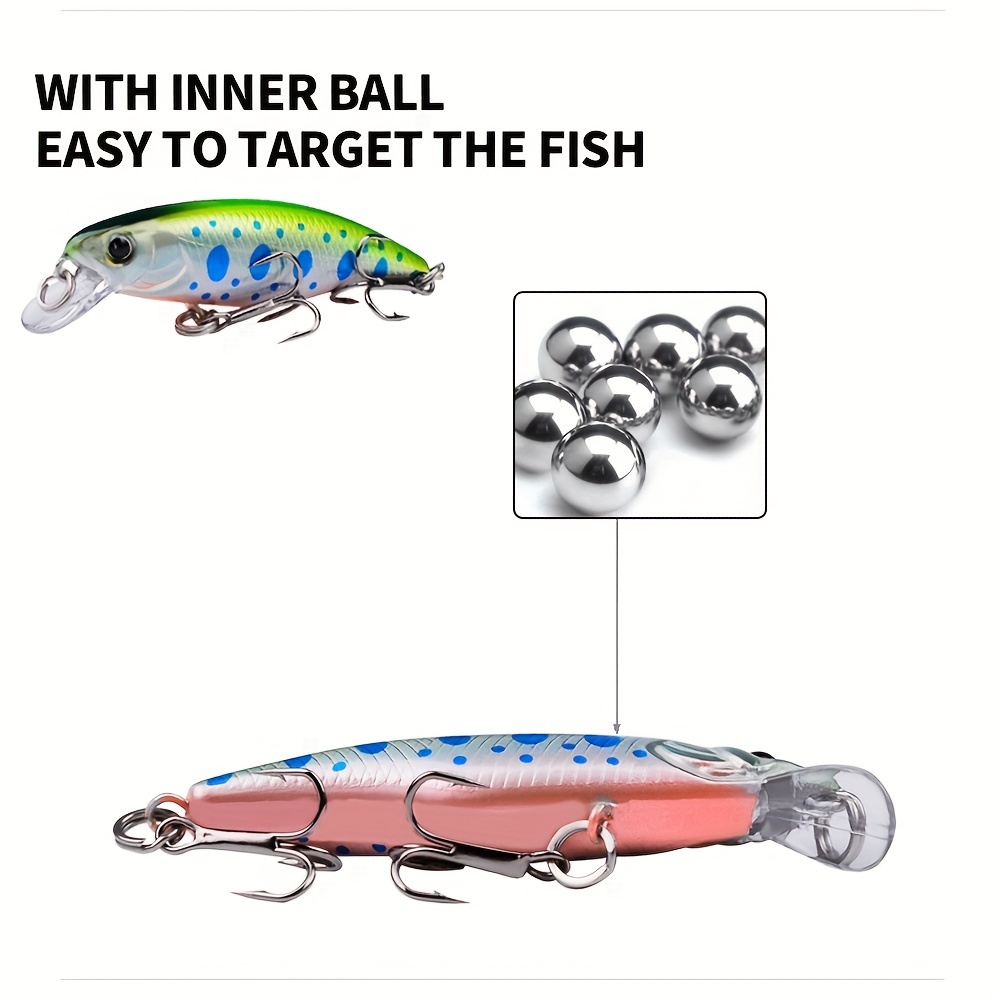 Sinking Minnow Lures Fishing Pike Wobblers Artificial Bionic - Temu United  Kingdom