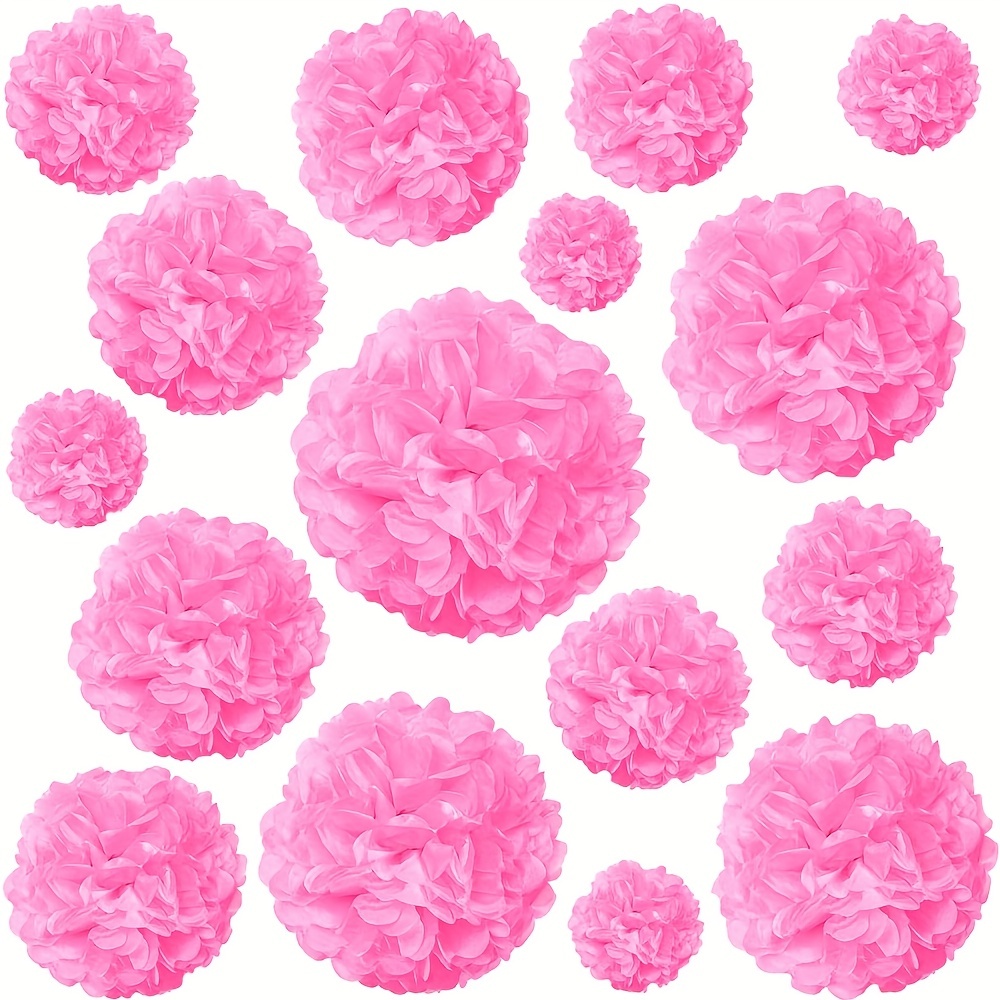 DIY Tissue Paper Pom Poms Backdrop - The Sweetest Occasion