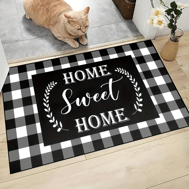 Sweet Home Door Mat, Indoor Rug, Creative Doormat, Non-slip Floor Rug Carpet,  Bedroom Accessories Room Decoration, Photo Props, Outdoor Decor - Temu