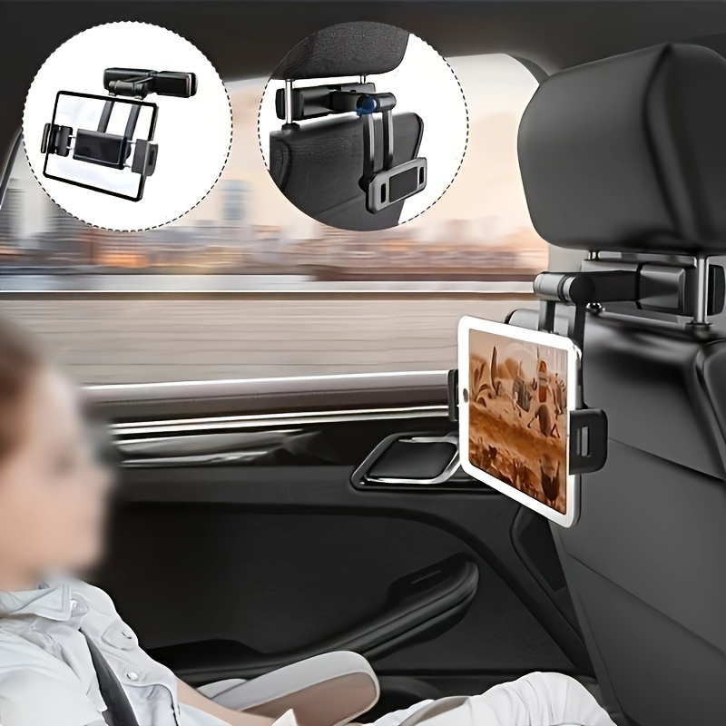Kaufe Universeller 4,7-12,9-Zoll-Onboard-Tablet-Auto-Rücksitz-Kopfstützen-Telefonhalter,  dehnbarer Tablet-Ständer, Einstellung des hinteren Kissens