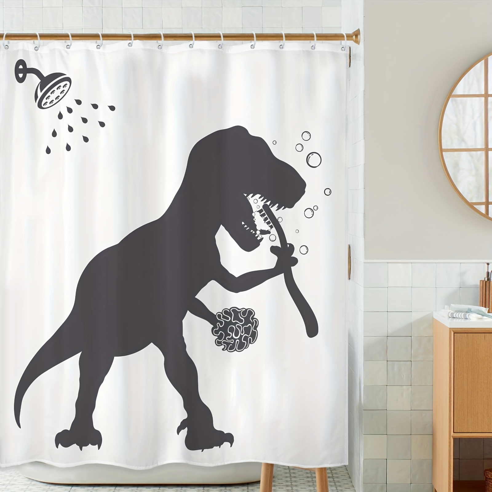 Anime Girl Shower Curtain, Waterproof Gothic Window Curtain With Plastic  Hooks For Room Home Hotel, Machine Wash Curtain, Waterproof Shower Curtain,  Bathroom Decoration - Temu