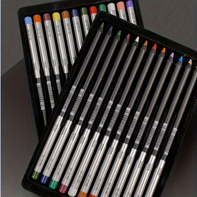 12/24 Sketch Pencils Professional Art Sketching Pencils - Temu