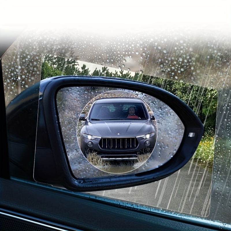 2pcs Rückspiegel Regenfeste klare Folie Aufkleber Schutz für Auto