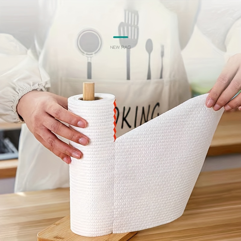 Reusable Disposable Rag Oil free Kitchen Cloth Roll - Temu