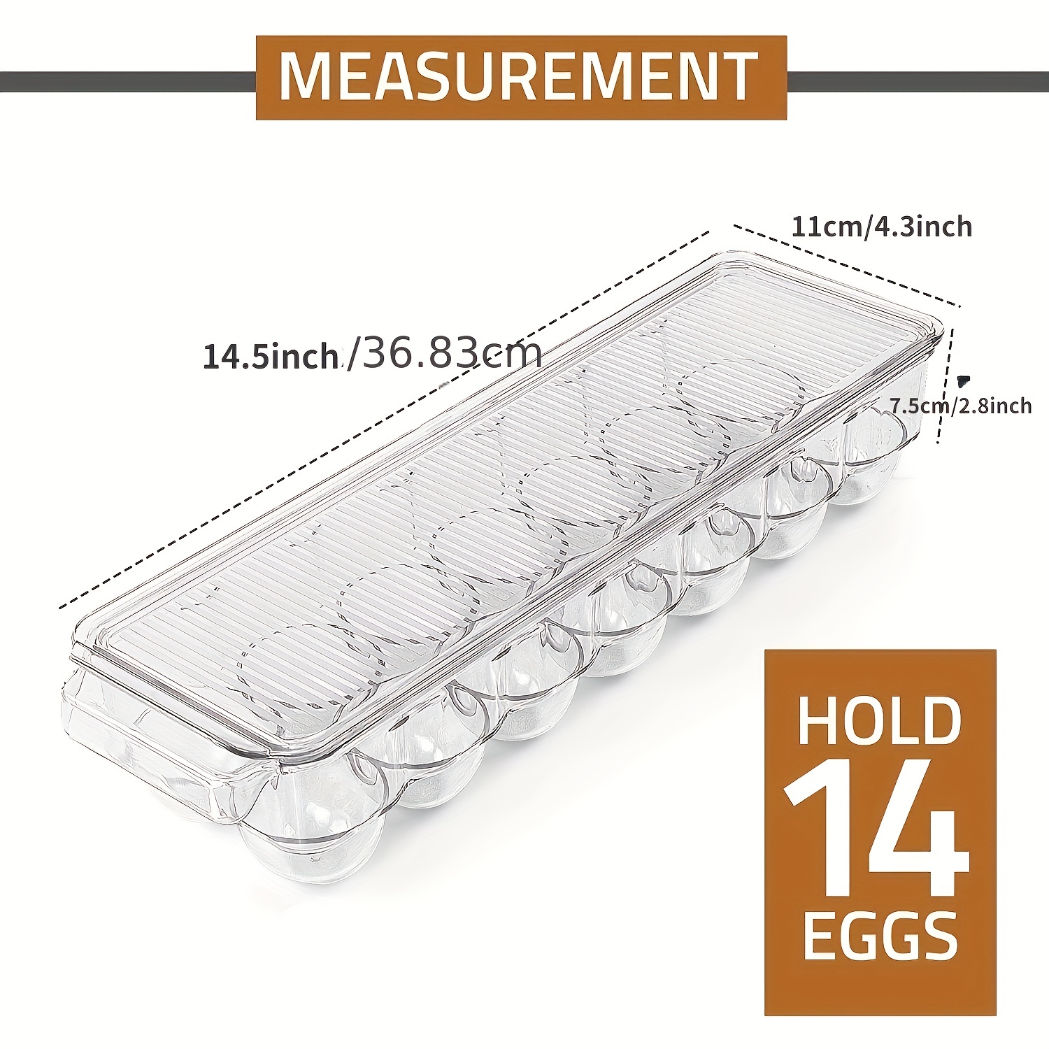 Soporte 18 Huevos Refrigerador Contenedor Organizador Huevos - Temu