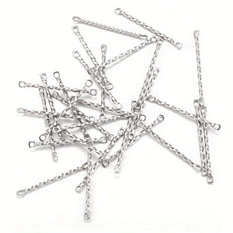 10pcs/lot Stainless Steel Extension End Chain DIY Bracelet