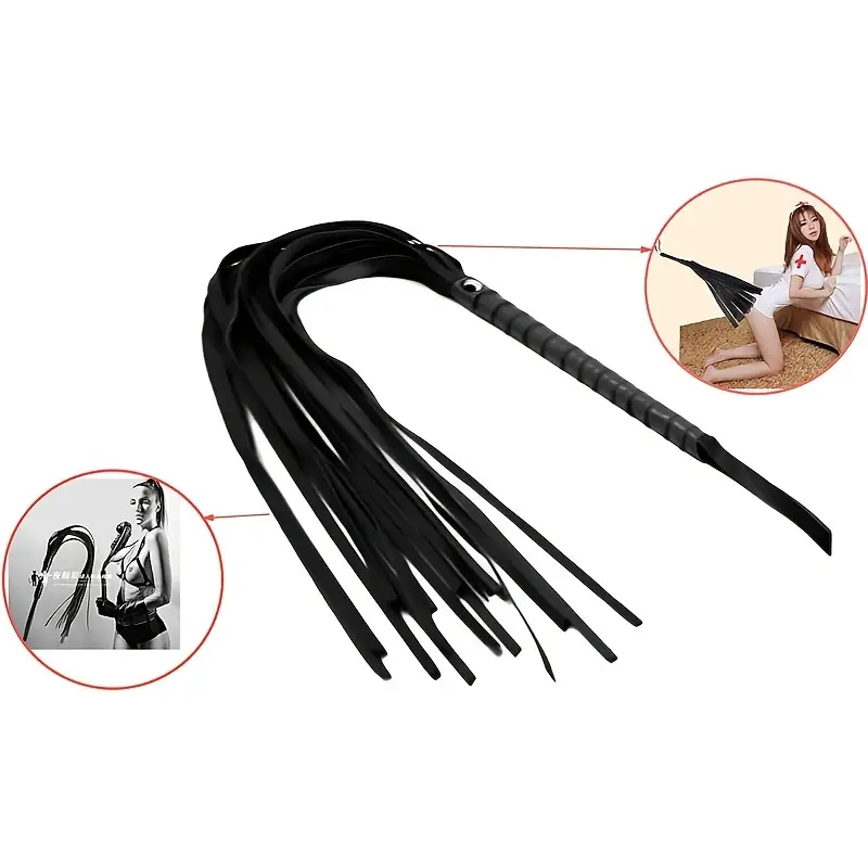 1pc Sexual Whip Adult Toy Faux Leather Flogger Sm - Temu