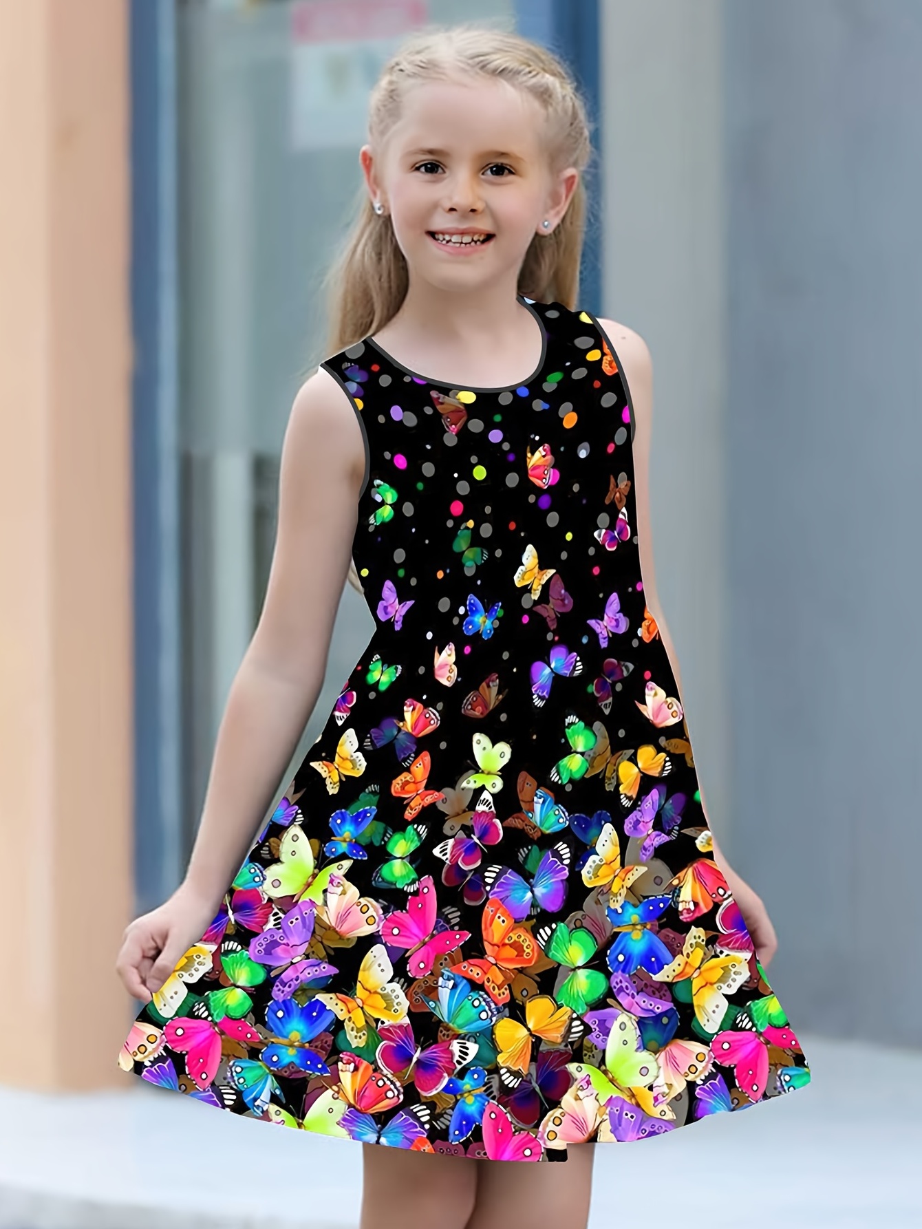 Teen Girls Ruffle Trim Belted A-Line Party Outfits  Dresses kids girl, Baby  clothes girl dresses, Dresses for teens