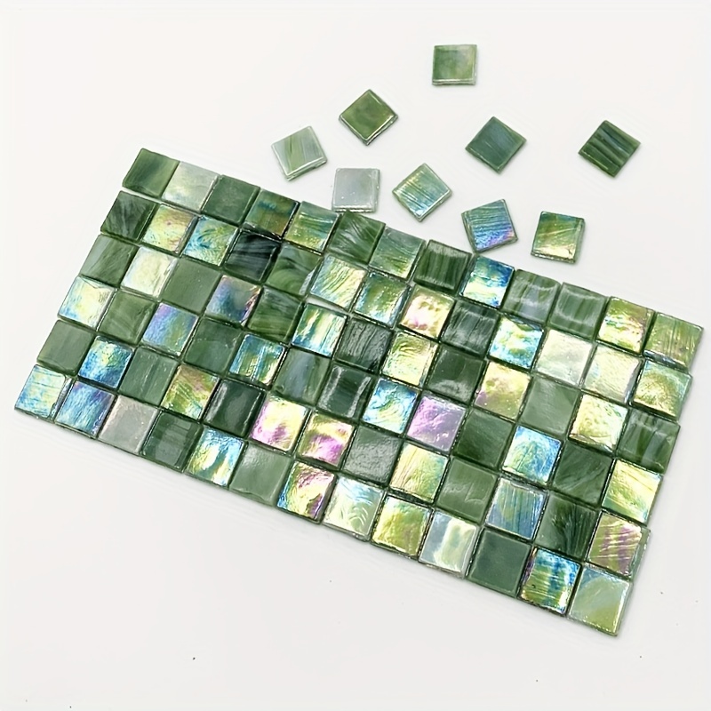 Mountain Range Glass Mosaic Diy Kit, Mosaic Crafts Materials