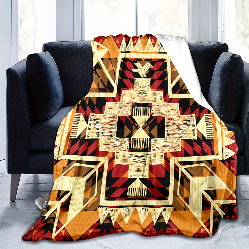 Tribal best sale throw blanket