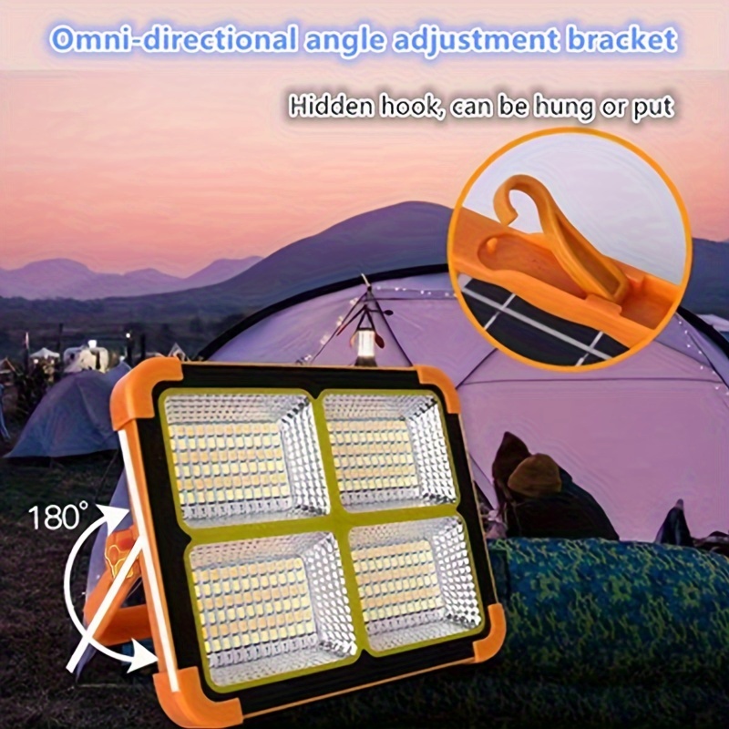 High Brightness, Portable Multi-functional Emergency Lights,solar Energy  Charging, Home Electricity Charging, High Capacity Searchlights, Distress  Alarm Lights, Suitable For Camping Fishing, Outdoor Sports, Home Power  Failure Emergency - Temu