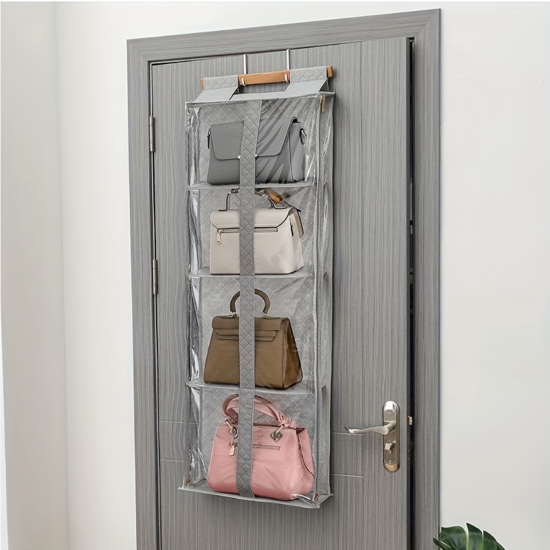 Closet Purse Organizer Storage Hanging Handbag Organizer Foldable