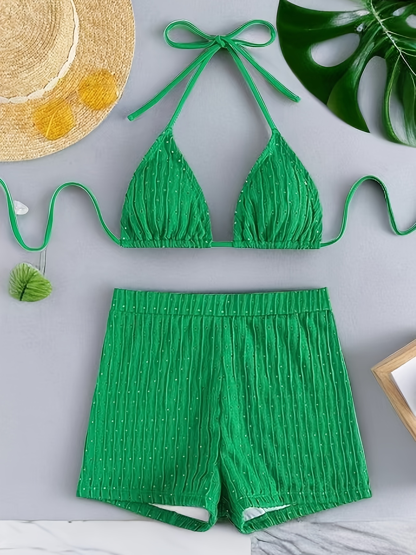 38dd Swimsuit Tops for Women Sport Beachwear Beach Printed Set Slim Tankini  Two Women's Swim Shorts Loose, Green, X-Large : : Clothing, Shoes  & Accessories