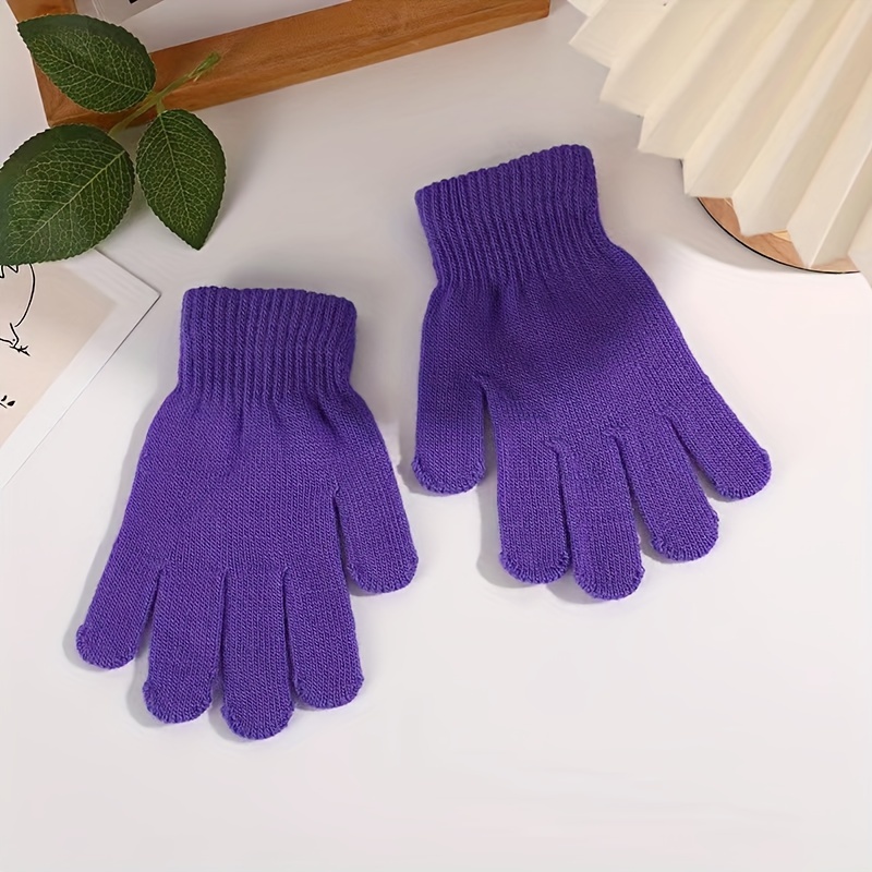 1pair Magic Gloves Kids Elastic Warm Magic Gloves Boy Or Girl