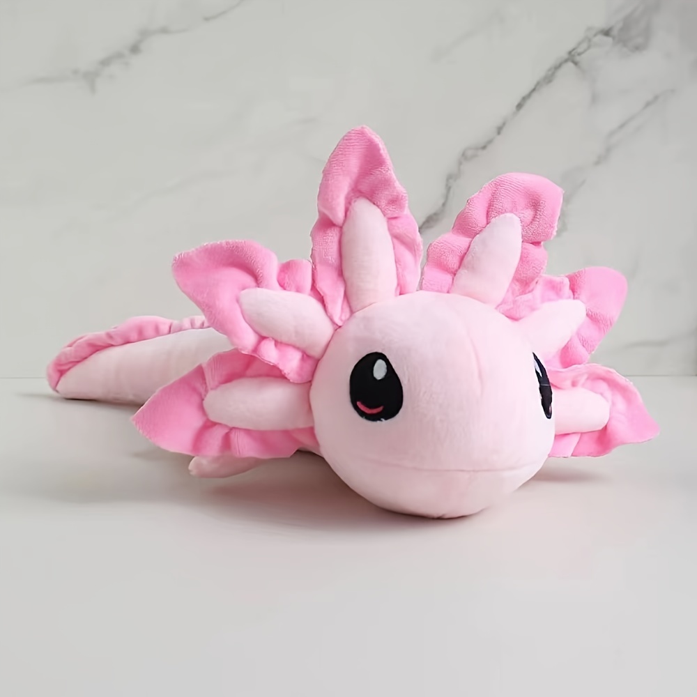 Kawaii Axolotl Plush Toys Salamander Stuffed Animals Doll Birthday Gifts  Cute Home Room Decor